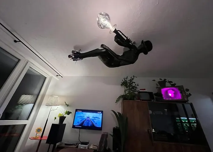 アパート Fajna Sztuka Art Space! Cudowne Mieszkanie Z Dusza グダニスク